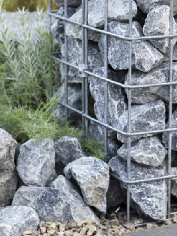 無骨なのにオシャレ！ 遊びごころ満点の「ガビオン」に注目！