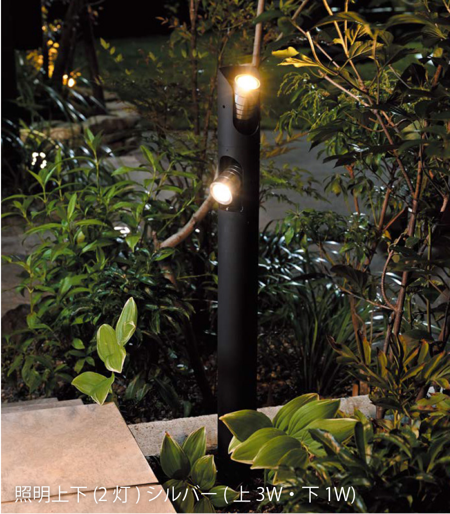 光で魅せるナイトガーデン。植栽を美しく照らすガーデンライト