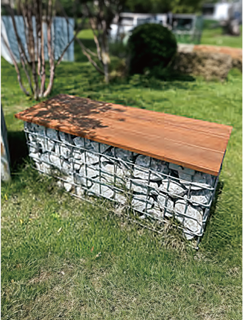 新感覚！ガビオンでつくる「ラフ ✕ モダン」な庭スタイル